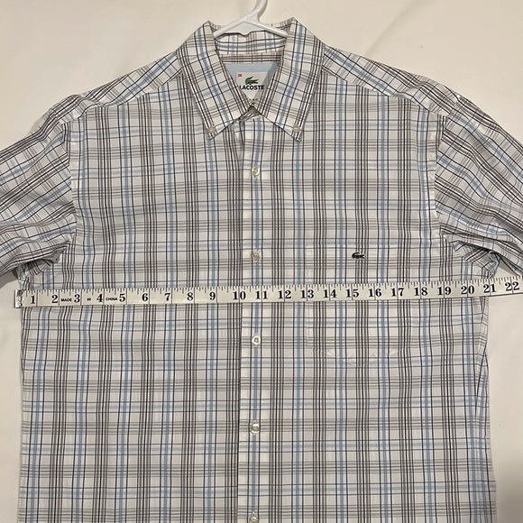Lacoste Plaid Button Up - Picture 7 of 9